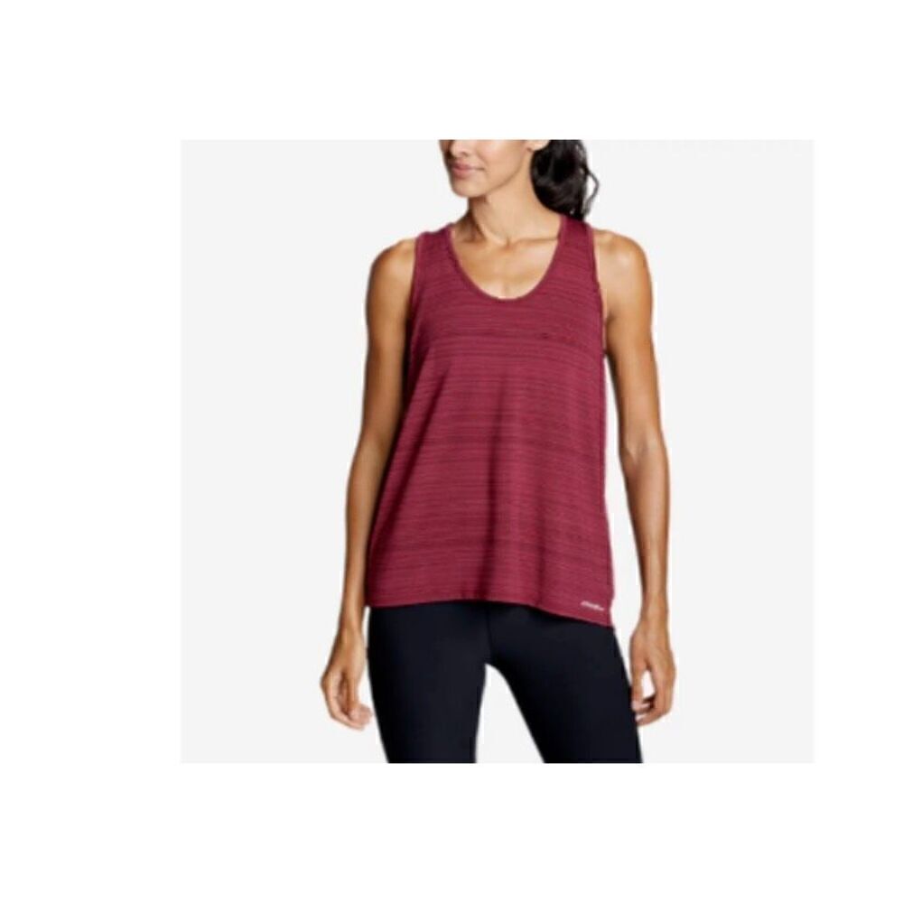 Eddie Bauer Motion Women's Trail Light Draped Back Tank Large